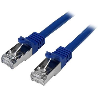 StarTech.com Cat6 netwerkkabel Shielded (SFTP) 1m, blauw patchkabel, 1 m, Cat6, S/FTP (S-STP), RJ-45