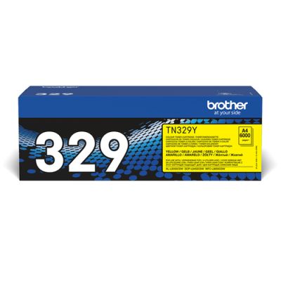 Brother TN-329Y, 6000 pagina's, Geel, 1 stuk(s)