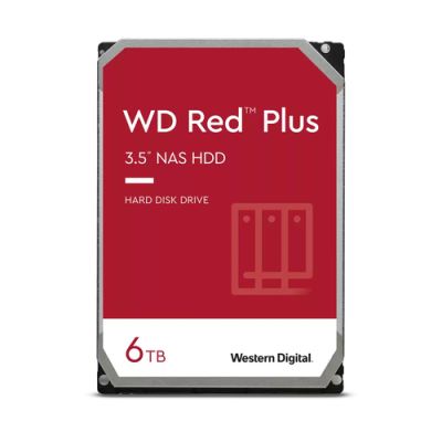 Western Digital Red Plus WD60EFPX, 3.5", 6000 GB, 5400 RPM