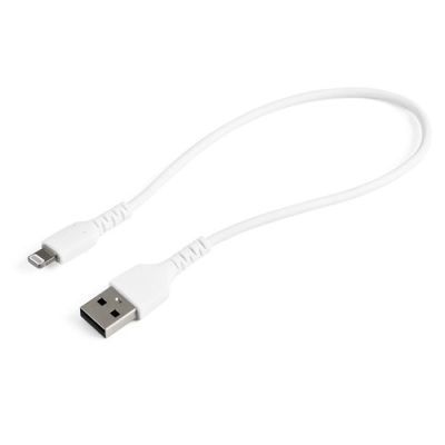 StarTech.com Premium USB-A naar Lightning Kabel 30cm Wit - USB Type A naar Lightning Charge & Sync O