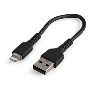 StarTech.com Premium USB-C naar Lightning Kabel 15cm Zwart - USB Type C naar Lightning Charge & Sync