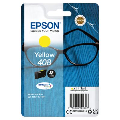 Epson Singlepack Yellow 408 DURABrite Ultra Ink, Normaal rendement, Inkt op pigmentbasis, 14,7 ml, 1