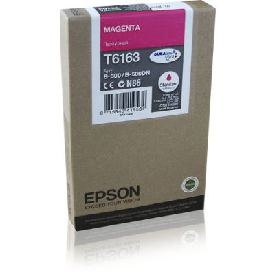 Epson Inkt tank Magenta T6163 DURABrite Ultra Ink, Inkt op pigmentbasis, 53 ml, 1 stuk(s)