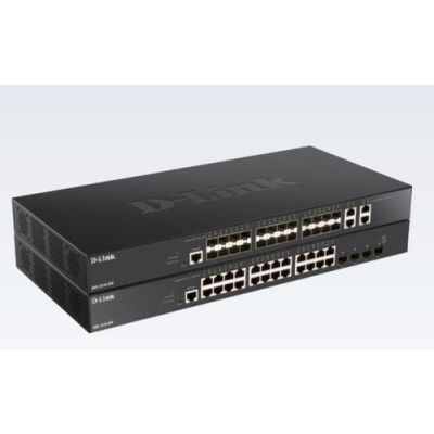 D-Link DXS-1210-28T, Managed, L2/L3, 10G Ethernet (100/1000/10000), Rack-montage, 1U
