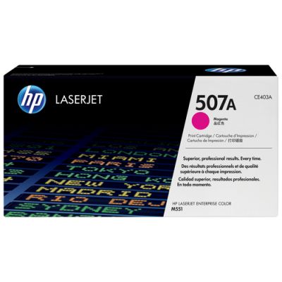 HP 507A originele magenta LaserJet tonercartridge, 6000 pagina's, Magenta, 1 stuk(s)