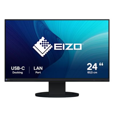 EIZO FlexScan EV2490-BK, 60,5 cm (23.8"), 1920 x 1080 Pixels, Full HD, LED, 5 ms, Zwart