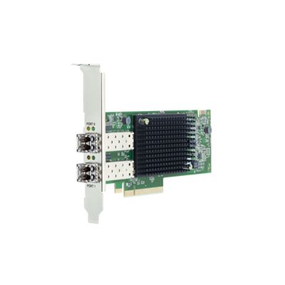 Broadcom LPE35002-M2, Intern, Bedraad, PCI Express, Fiber, 3200 Mbit/s, Groen, Grijs