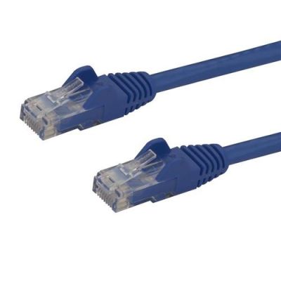 StarTech.com CAT6 kabel patchkabel snagless RJ45 connectors koperdraad ETL 1,5 m blauw, 1,5 m, Cat6,
