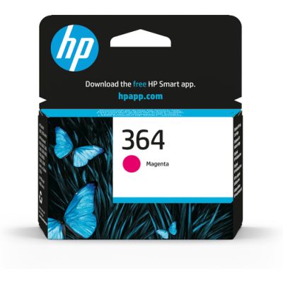 HP 364 originele magenta inktcartridge, Normaal rendement, Pigmentgebaseerde inkt, 300 pagina's, 1 s