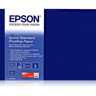 Epson Standard Proofing Paper 205 , A3++ (100 sheets), Universeel, 100 vel, 205 g/m², 340 mm, 665 mm, 35 mm