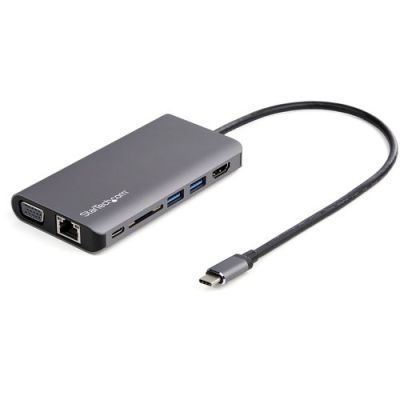 StarTech.com USB-C Multiport Adapter - USB-C Travel Dock met 4K HDMI of 1080p VGA - 3x USB 3.0 Hub, 