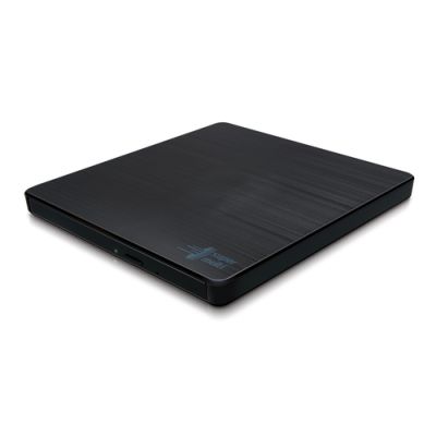 Hitachi-LG Slim Portable DVD-Writer, Zwart, Lade, Desktop/notebook, DVD±RW, USB 2.0, 60000 uur
