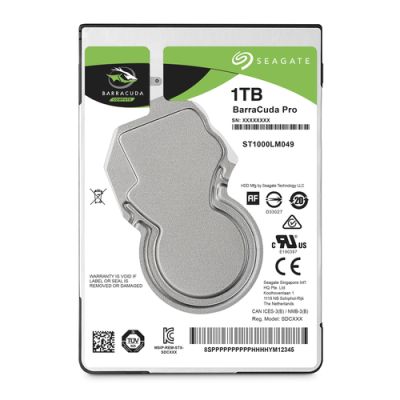 HDD BarraCuda 1TB 2.5"7.2K SATA 7mm