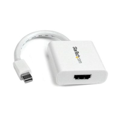 StarTech.com Mini DisplayPort naar HDMI Video Adapter Converter Wit, 0,12 m, Mini-DisplayPort, HDMI,