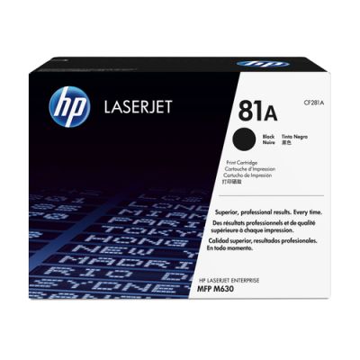 HP 81A originele zwarte LaserJet tonercartridge, 10500 pagina's, Zwart, 1 stuk(s)