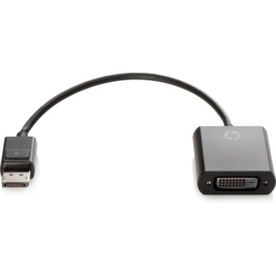 HP DisplayPort-naar-DVI-D-adapter (bulk 90), 0,19 m, DisplayPort, DVI-D, Mannelijk, Vrouwelijk, Bedr