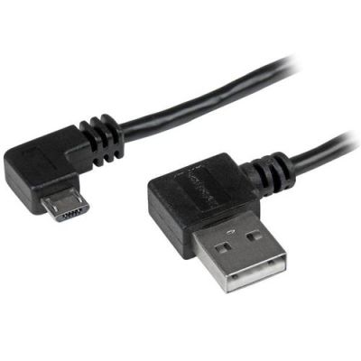 StarTech.com Micro-USB kabel met rechts haakse connectors M/M 1m, 1 m, USB A, Micro-USB B, USB 2.0,