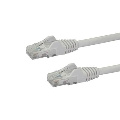 StarTech.com Cat6 netwerkkabel met snagless RJ45 connectors 30,4 m wit, 30,5 m, Cat6, U/UTP (UTP), R