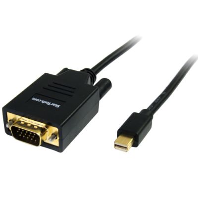 StarTech.com 1,80 m Mini DisplayPort naar VGA Verloopkabel M/M, 1,8 m, Mini DisplayPort, VGA (D-Sub)