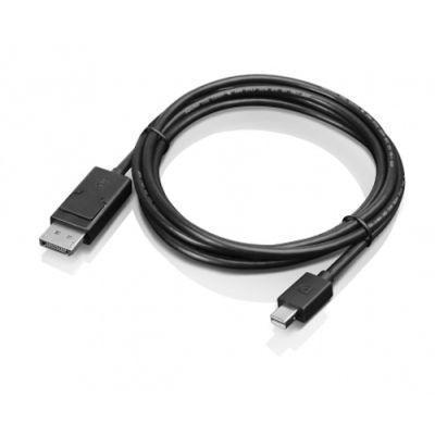 Lenovo 0B47091, 2 m, mini DisplayPort, DisplayPort, Mannelijk, Mannelijk, Zwart