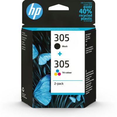 HP Ink/305 2pk Original Cart CMYK