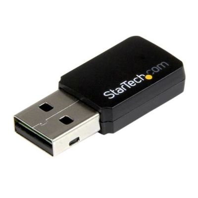 StarTech.com USB 2.0 AC600 mini-dubbelband draadloze-AC netwerkadapter 1T1R 802.11ac wifi-adapter, D