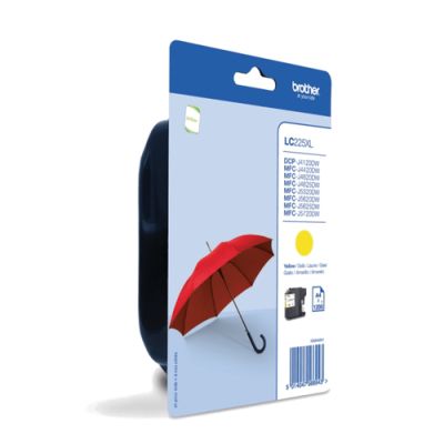 Brother LC225XLYBP, 1200 pagina's, 1 stuk(s), Enkele verpakking