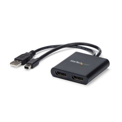 StarTech.com Mini DisplayPort naar DisplayPort multi-monitor splitter 2 poorts MST hub, Mini Display