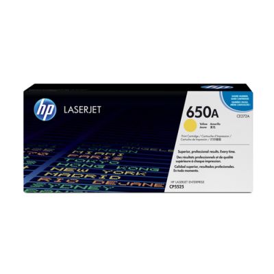 HP 650A originele gele LaserJet tonercartridge, 15000 pagina's, Geel, 1 stuk(s)