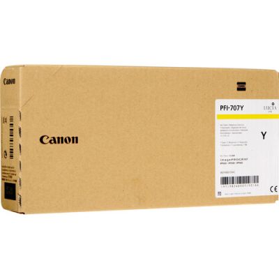 Canon PFI-707Y, Inkt op pigmentbasis, 700 ml