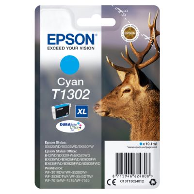 Epson Stag inktpatroon Cyan T1302 DURABrite Ultra Ink, 10,1 ml, 1 stuk(s)