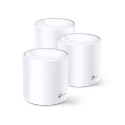 TP-Link DECO X60(3-PACK), Wit, Intern, Mesh-systeem, Stroom, Status, Omni-directioneel, 650 m²