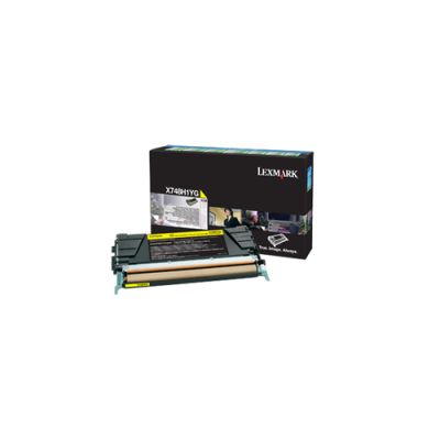 Lexmark X748H1YG, 10000 pagina's, Geel, 1 stuk(s)