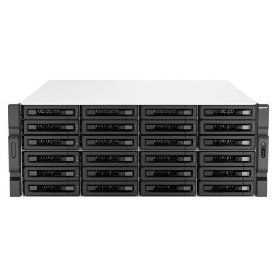 QNAP TS-H3087XU-RP, NAS, Rack (4U), Intel Xeon E, E-2378, Zwart, Wit