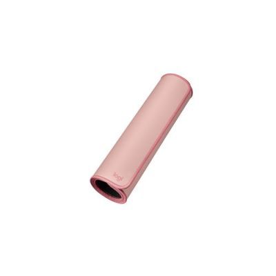 Logitech Desk Mat Studio Series, Roze, Monochromatisch, Nylon, Polyester, Rubber, Anti- slip grondvl