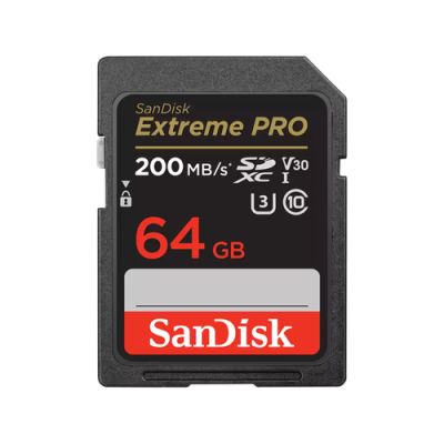 SanDisk Extreme PRO, 64 GB, SDXC, Klasse 10, 170 MB/s, 90 MB/s, Class 3 (U3)