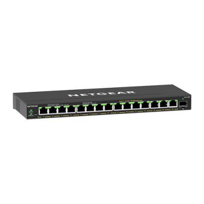 NETGEAR GS316EP-100PES, Managed, Gigabit Ethernet (10/100/1000), Full duplex, Power over Ethernet (P