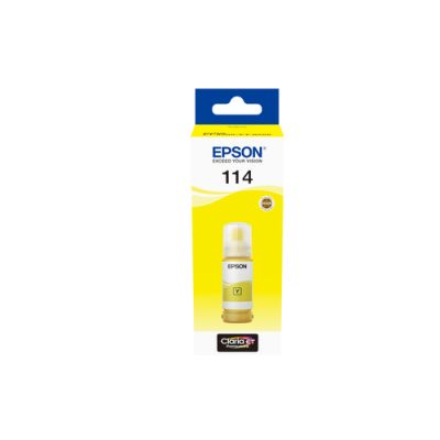 Epson 114 EcoTank Yellow ink bottle, Geel, Epson, EcoTank ET-8550 EcoTank ET-8500, Normaal rendement