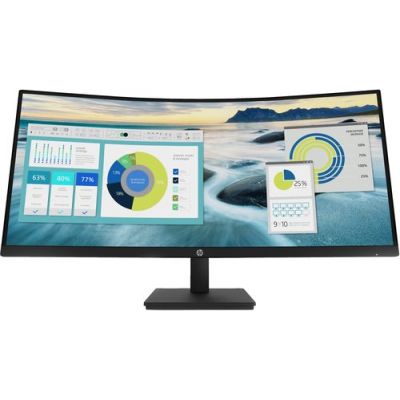 HP P34hc G4 86,4 cm (34") 3440 x 1440 Pixels Quad HD LED Zwart