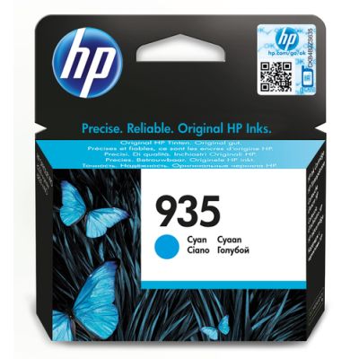 HP 935 originele cyaan inktcartridge, Normaal rendement, Inkt op pigmentbasis, 4,5 ml, 400 pagina's, 1 stuk(s)