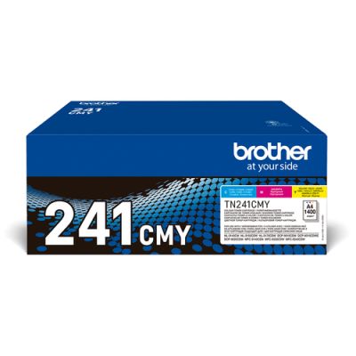 Brother TN-241CMY, 1400 pagina's, Cyaan, Magenta, Geel, 3 stuk(s)