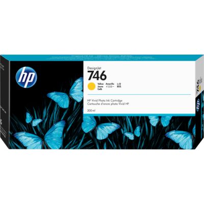 HP 746 gele DesignJet inktcartridge, 300 ml, Inkt op pigmentbasis, 300 ml, 1 stuk(s)
