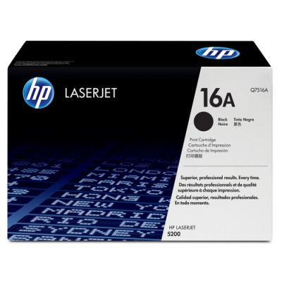 HP 16A originele zwarte LaserJet tonercartridge, 12000 pagina's, Zwart, 1 stuk(s)
