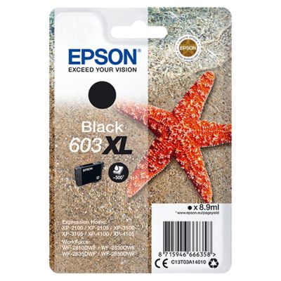 Epson Singlepack Black 603XL Ink, Hoog (XL) rendement, 8,9 ml, 1 stuk(s)