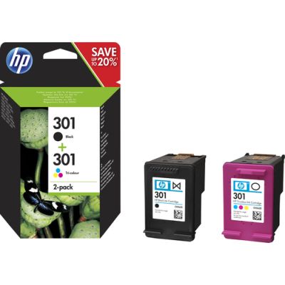 HP 301 Ink Cart Combo 2-Pack