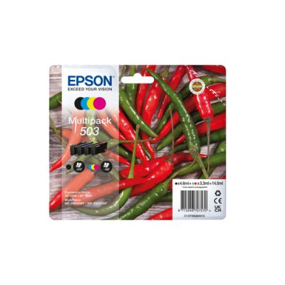 Epson 503, Normaal rendement, 4,6 ml, 3,3 ml, 210 pagina's, 4 stuk(s), Multi-verpakking