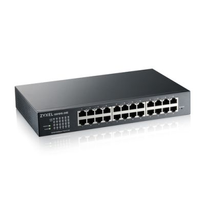 Zyxel GS1915-24E, Managed, L2, Gigabit Ethernet (10/100/1000), Rack-montage, 1U, Ophangsysteem voor