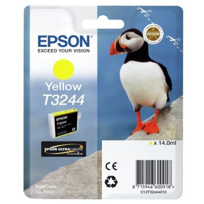 Epson T3244 Yellow, Inkt op pigmentbasis, 14 ml, 980 pagina's, 1 stuk(s)