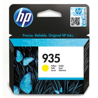 HP 935 originele gele inktcartridge, Normaal rendement, Inkt op pigmentbasis, 4,5 ml, 400 pagina's, 1 stuk(s)