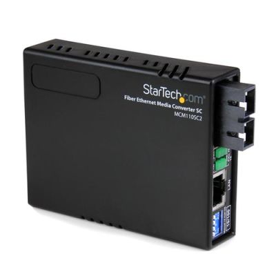 StarTech.com 10/100 multi-mode Glasvezel Ethernet Converter SC 2 km, 100 Mbit/s, 100BASE-FX, 100Base